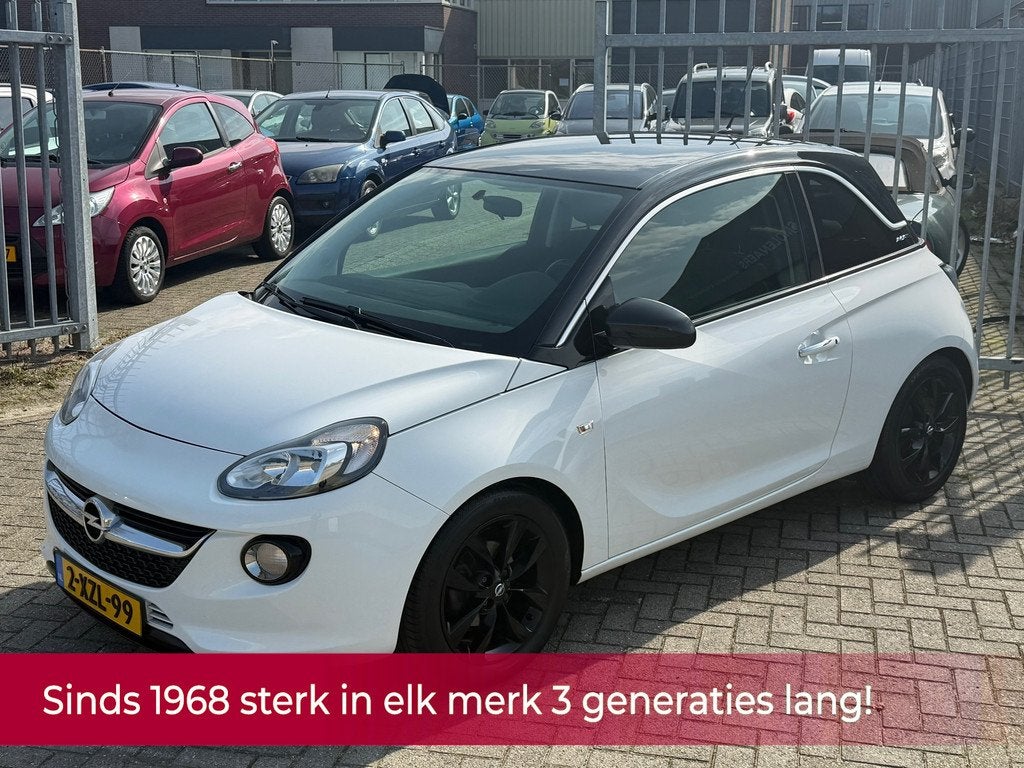Opel ADAM 1.0 Turbo Jam 90PK NL AUTO NAP! PANORAMA l CRUISE, Auto's, Opel, Voorwielaandrijving, 1041 kg, 4 stoelen, Wit