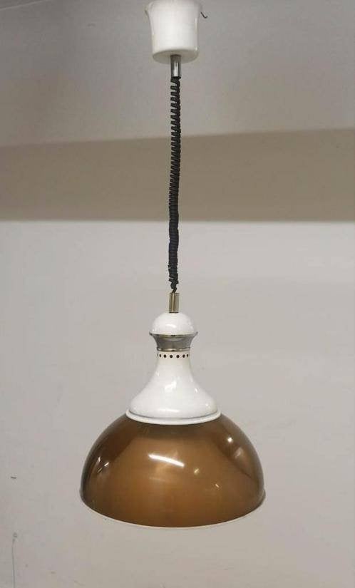 Vintage Stilux Milano pullout lamp hanglamp, Ophalen, Tweedehands, Tweedehands, Metaal