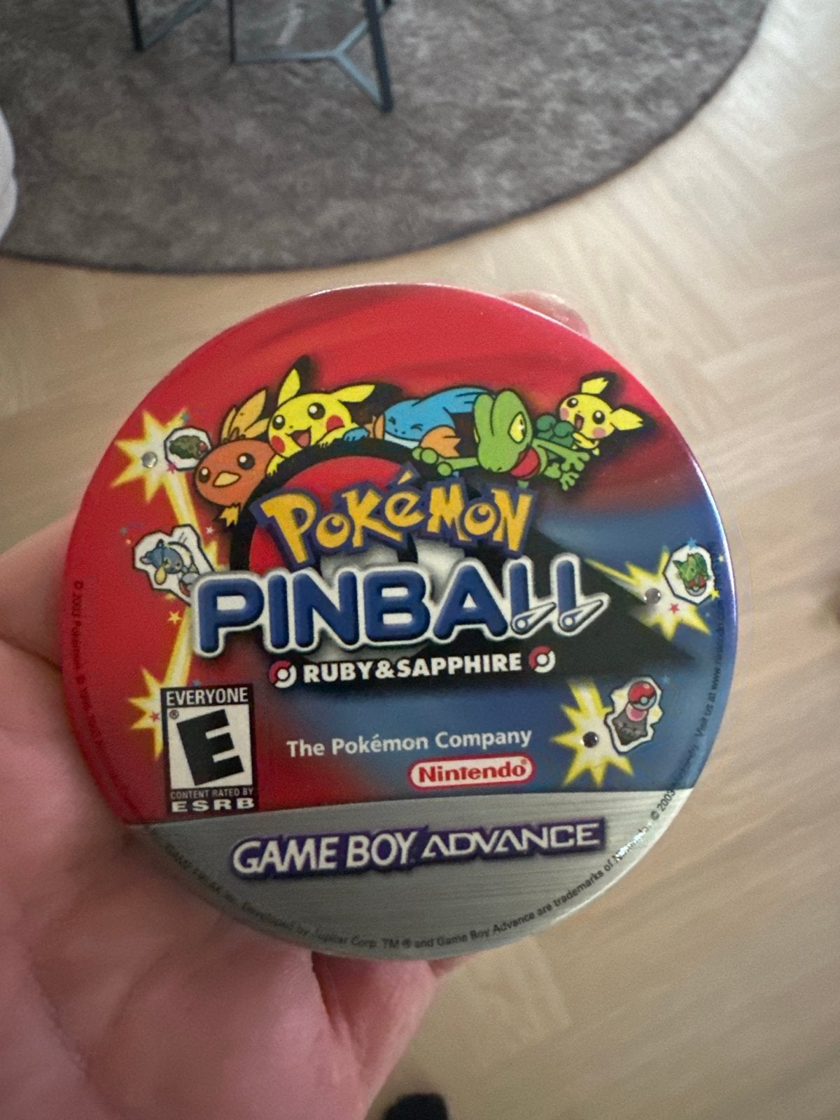 Pokémon Pinball Ruby & Sapphire pin, Gebruikt, Overige genres, 1 speler, Ophalen of Verzenden