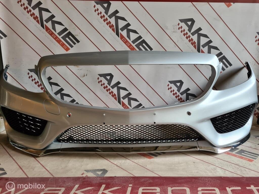 Bumper voor Mercedes C-klasse W205 6xpdc chroom, Auto-onderdelen, Gebruikt, Voor, Mercedes-Benz, Ophalen of Verzenden