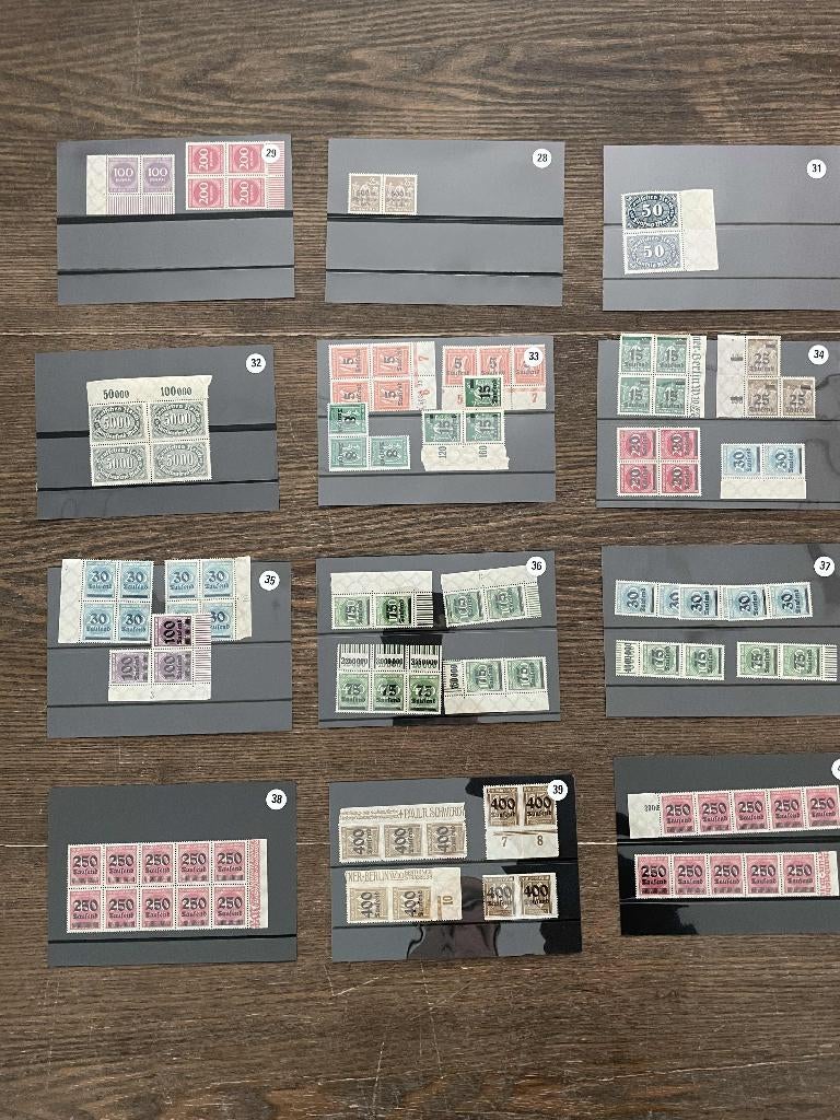 postzegels Duitsland Duits rijk blokjes postfris 3, Verzenden, Duitse Keizerrijk, Postfris