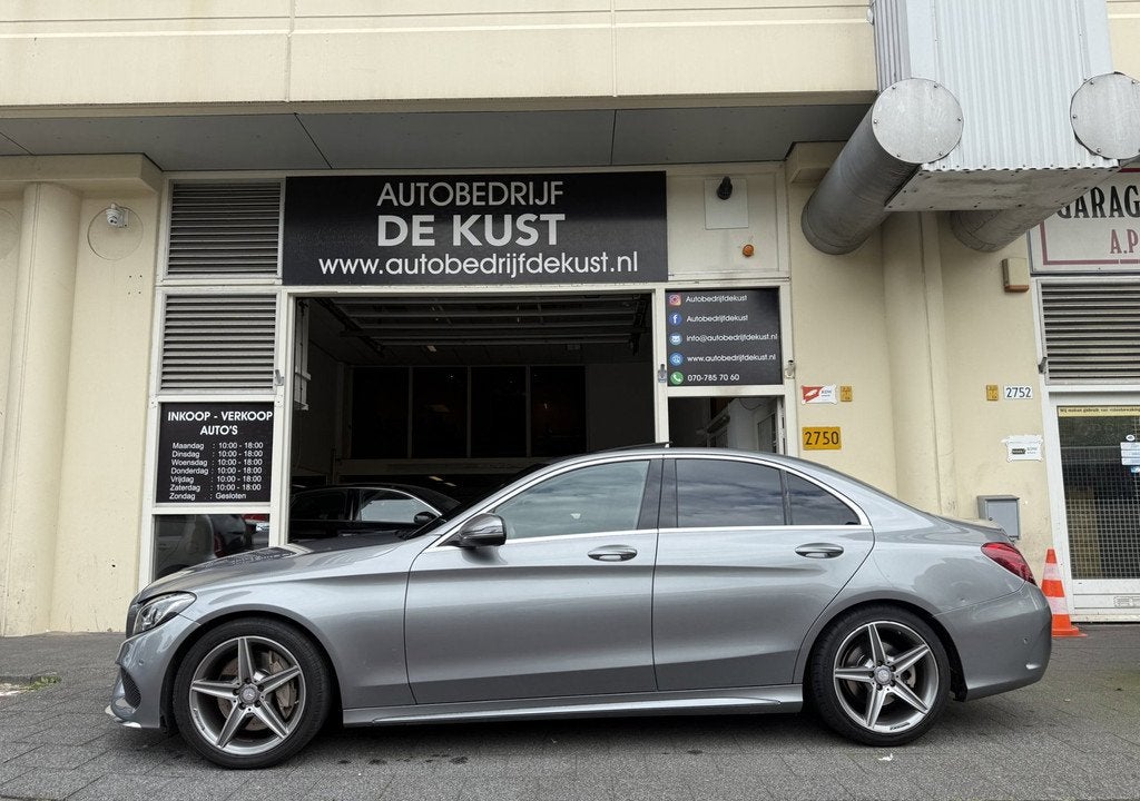 Mercedes-Benz C-klasse 250 AMG 2015 Dak Leder Navi/Camera, Automaat, 4 cilinders, Leder, Automatische klimaatregeling