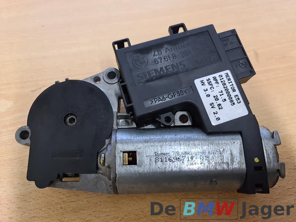 Schuifdak motor BMW X5 E53 5 serie E39 67618381480, Gebruikt, Ophalen of Verzenden, BMW, BMW