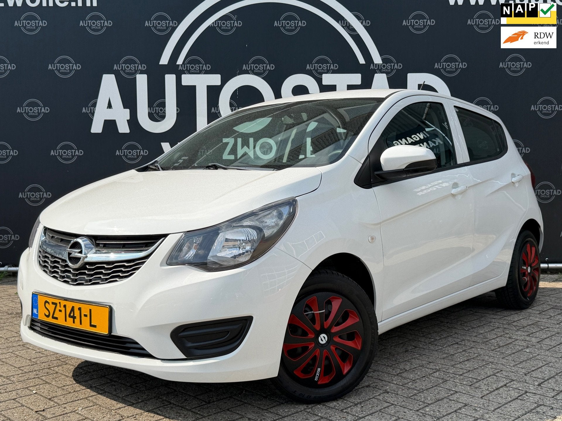 Opel KARL 1.0 ecoFLEX Edition NL-Auto / NAP / Airco / APK, Voorwielaandrijving, 839 kg, Stof, Wit