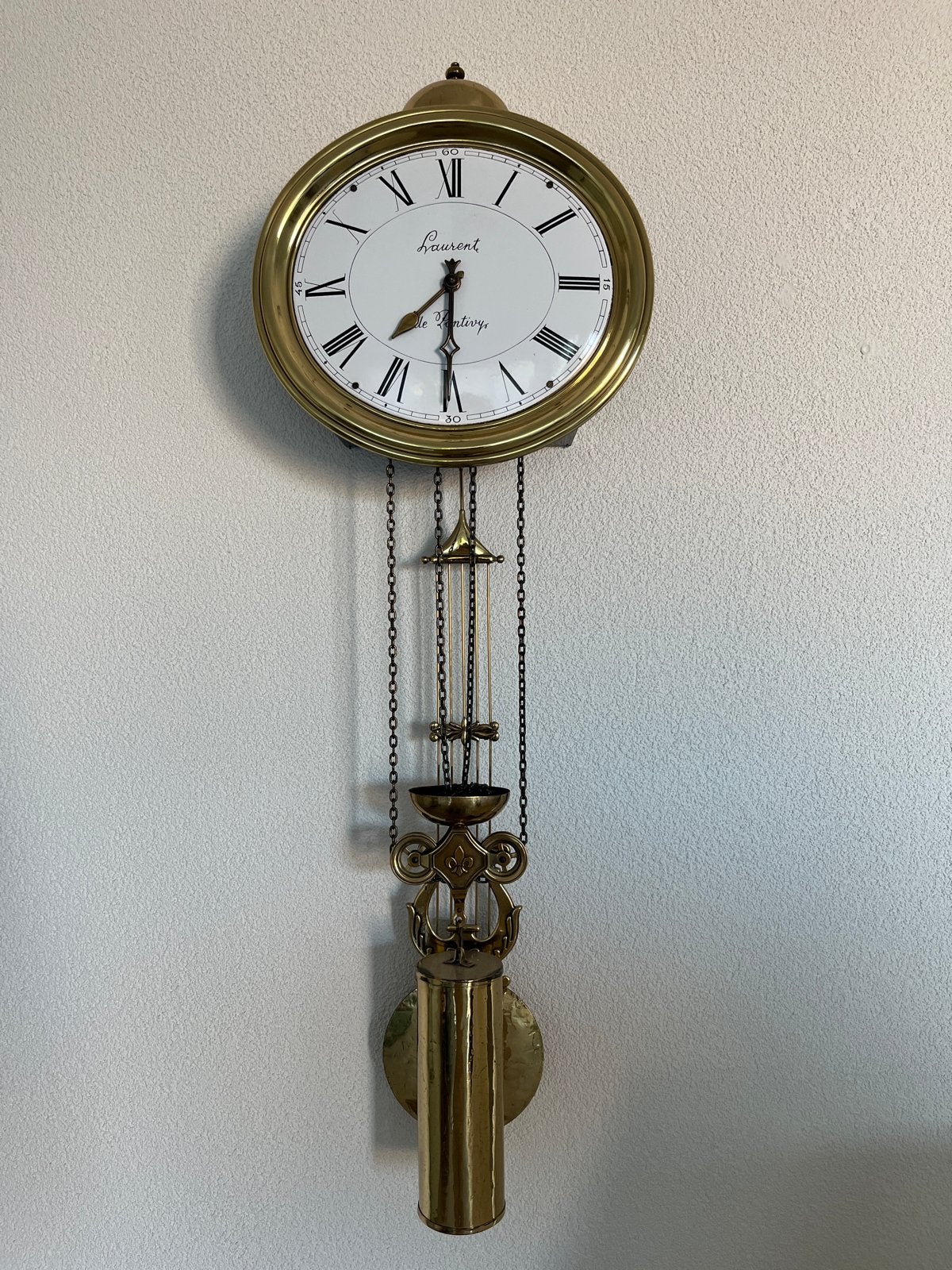 Laurent de Pontivy wandklok, Antiek en Kunst, Ophalen