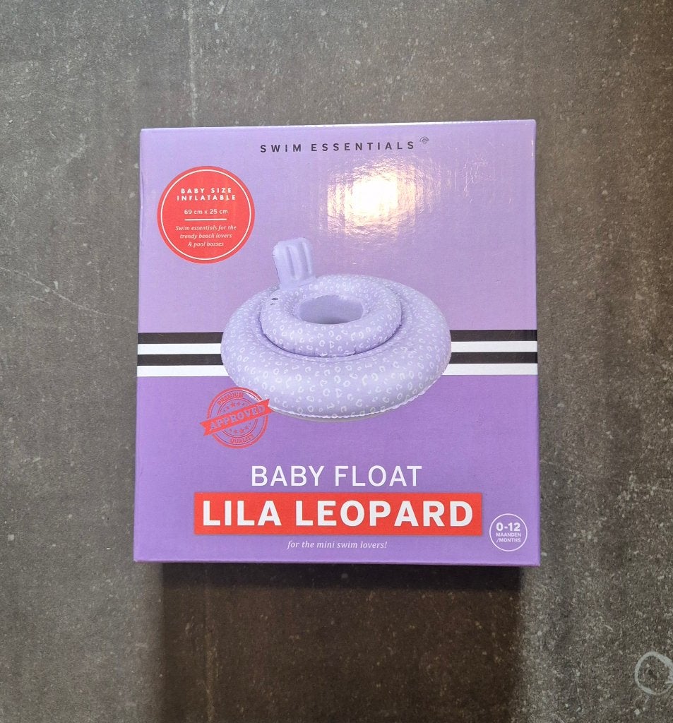 Baby float Lila Luipaard 0-12 maanden Paars, Verzenden, Nieuw