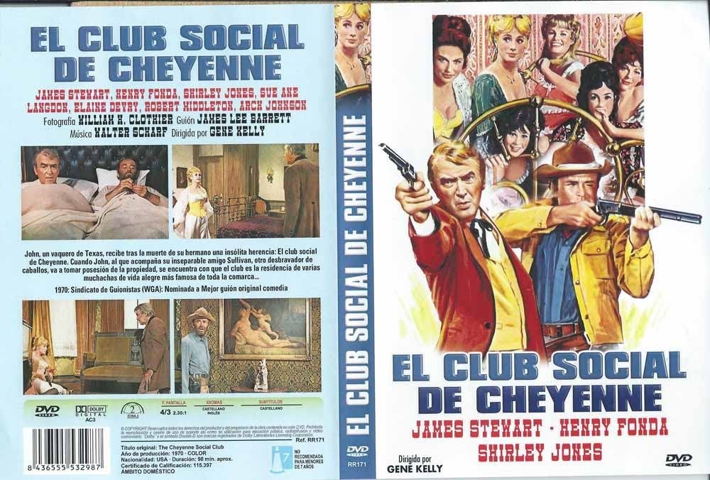 The Cheyenne Social Club 1970 DVD met James Stewart, Alle leeftijden, Ophalen of Verzenden, Zo goed als nieuw, Komedie