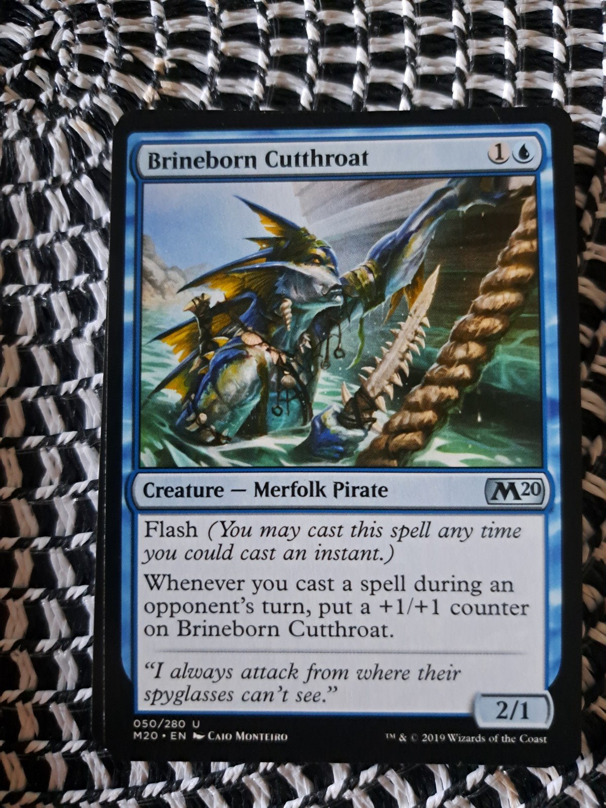 Magic: The Gathering - Brineborn Cutthroat (M20), Verzenden, Zo goed als nieuw, Losse kaart