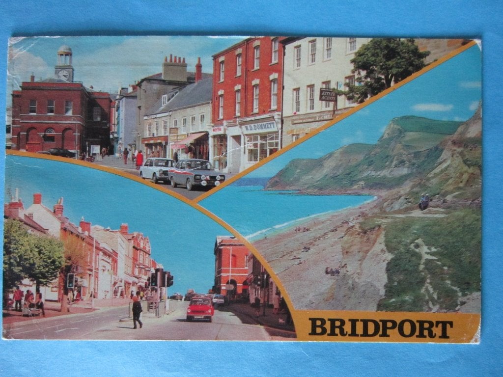 Ansichtkaart: Engeland, Bridport, Ophalen of Verzenden, 1960 tot 1980, Gelopen, Engeland