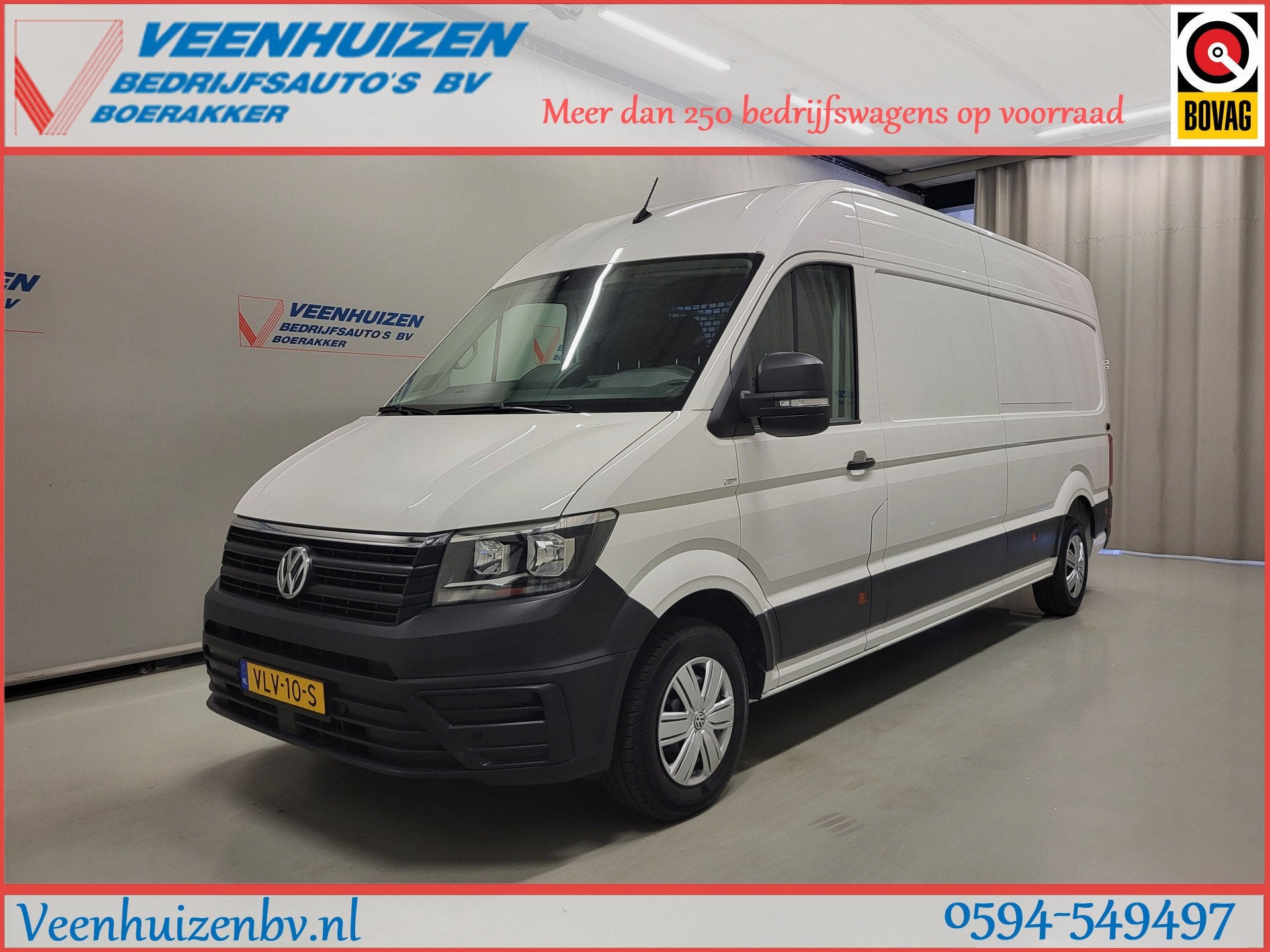 Volkswagen Crafter 2.0TDI 140pk L4/H3 3000kg Trekkracht Euro, Gebruikt, Euro 6, 4 cilinders, Volkswagen