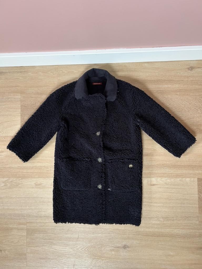Reversible winterjas met teddy / suede, Scotch & Soda, 122, Jongen of Meisje, Ophalen of Verzenden, Zo goed als nieuw, Scotch & Soda