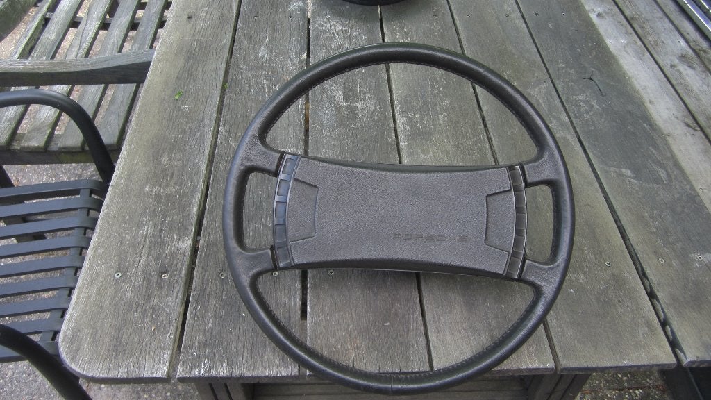 Porsche stuur  leer, in zeer mooie staat, Auto-onderdelen, Ophalen of Verzenden, Gebruikt, Porsche
