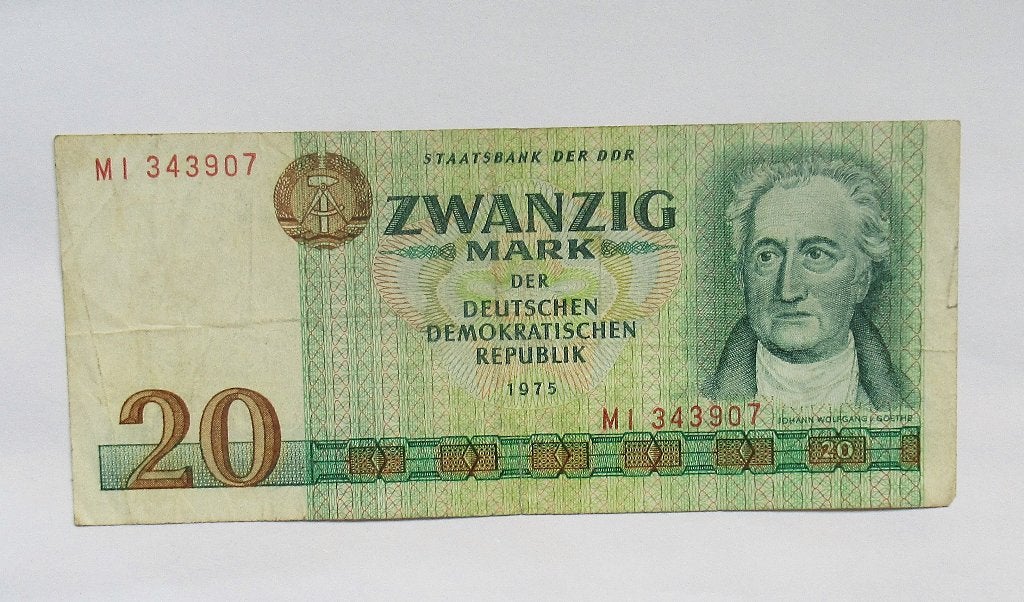 DDR  20 Mark 1975, Verzenden, Duitsland