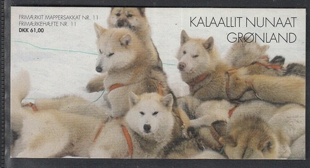 GROENLAND 2003 Honden - Huskies Postzegelboekje, Michel: MH-, Verzenden, Denemarken, Postfris