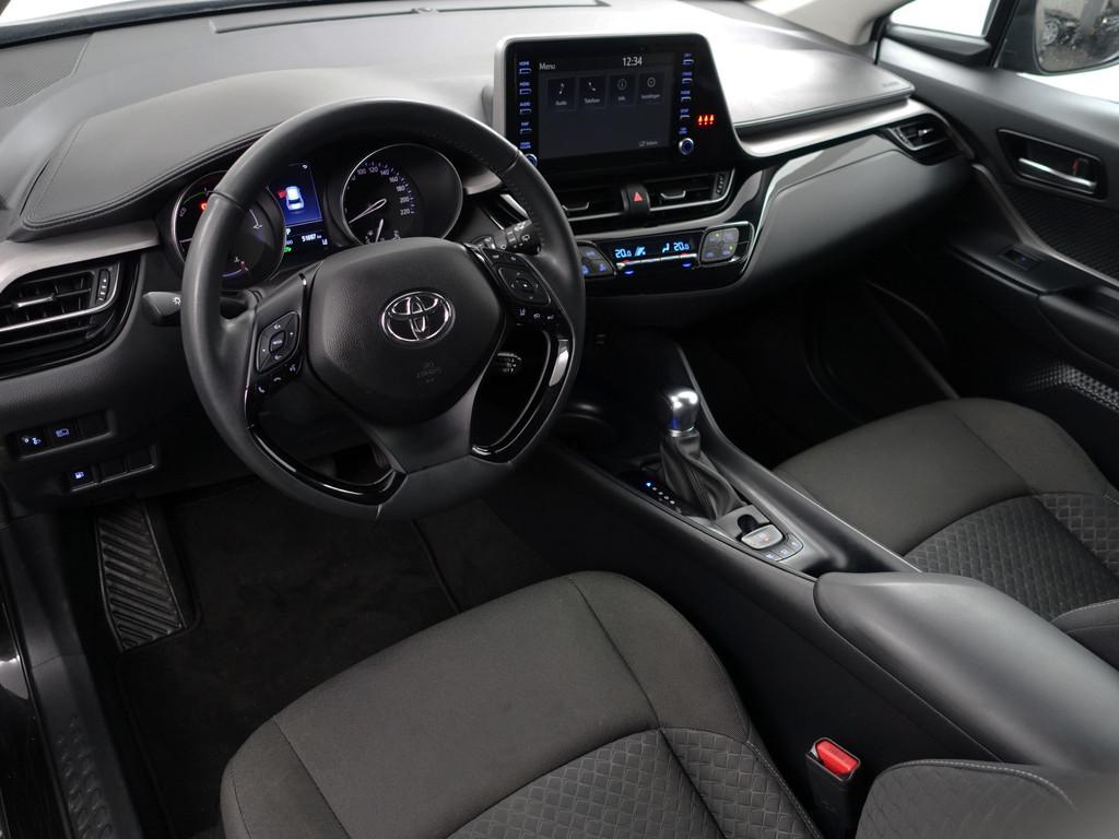 Toyota C-HR 1.8 Hybrid Active Aut- Carplay, Android Auto, Ca, Auto's, Toyota, Stof, 4 cilinders, Met garantie (alle), Zwart