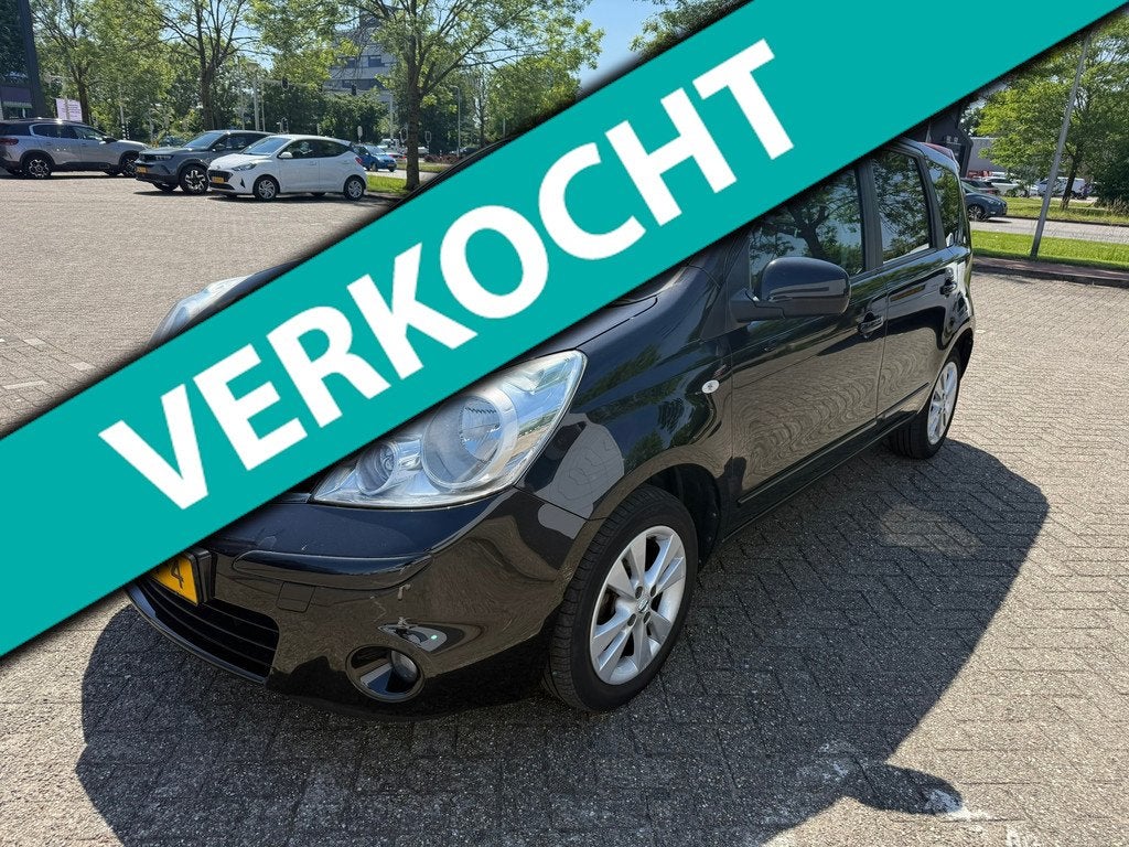 Nissan Note 1.6 Acenta/ AUTOMAAT/APK/NAP/AIRCO/TREKHAAK/BOEK, Auto's, Nissan, 15 km/l, Gebruikt, 4 cilinders, Origineel Nederlands