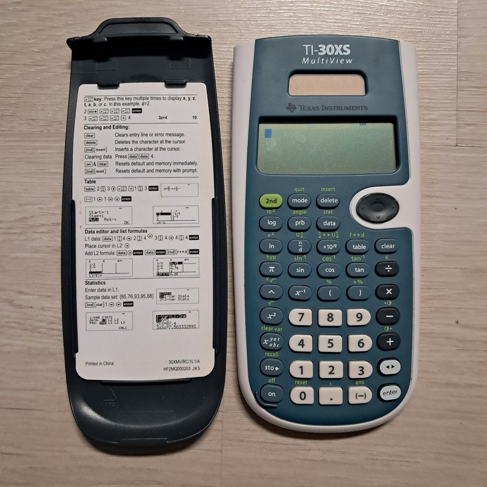 Texas Instruments TI-30XS multiview, grafische rekenmachine, Diversen, Rekenmachines, Ophalen of Verzenden, Grafische rekenmachine