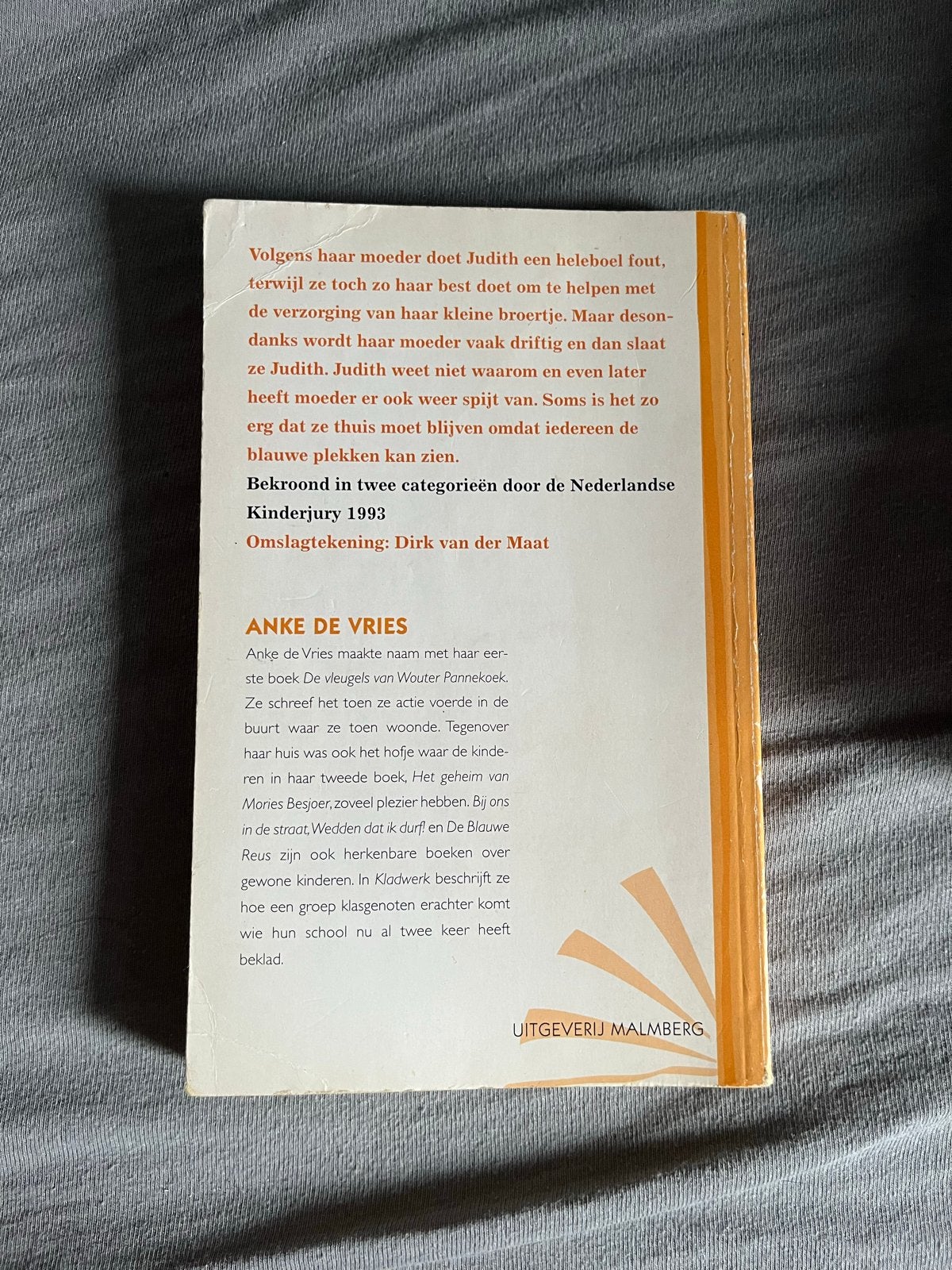 Blauwe plekken - Anke de Vries (Kinderjury 1993), Ophalen, Gelezen, Fictie