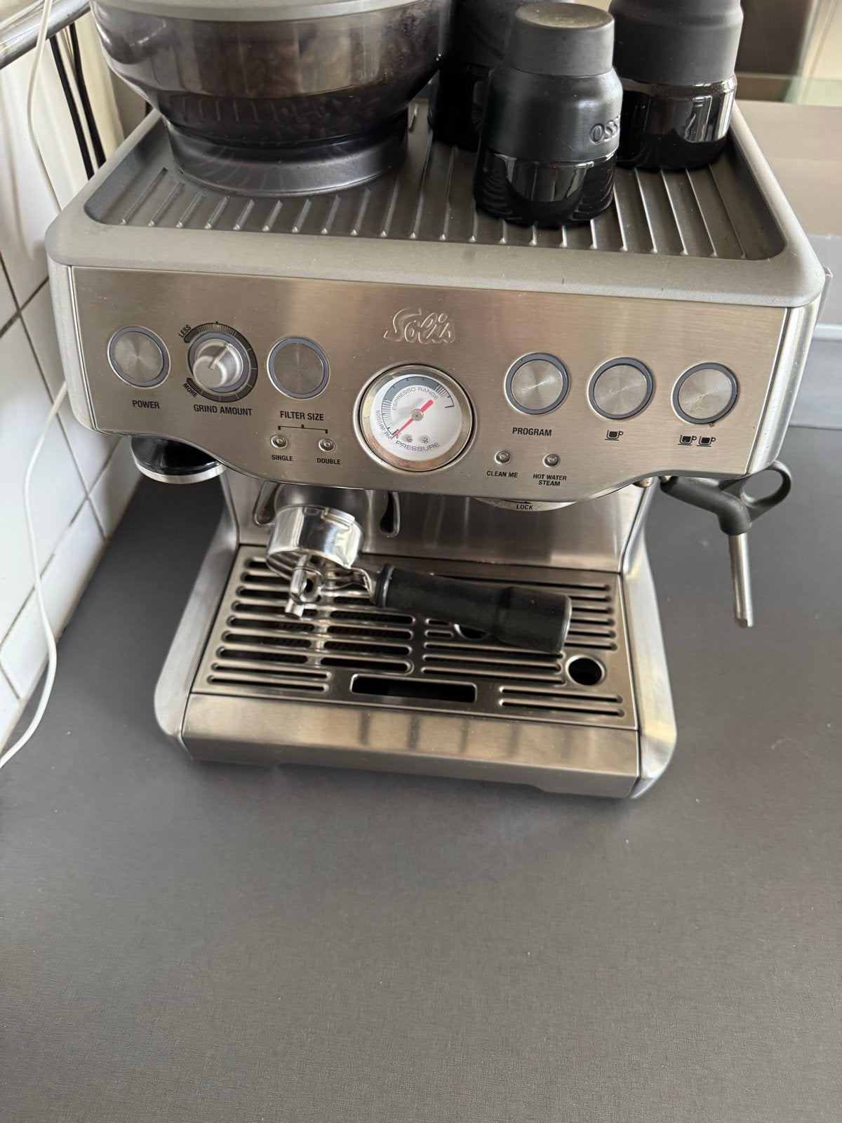 Solis Barista Perfetta Plus Espressomachine, Ophalen, Afneembaar waterreservoir, Gebruikt, Espresso apparaat