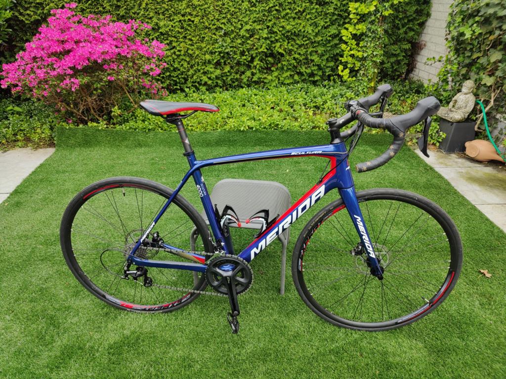 Merida scultura 4000 Bahrein editie, 28 inch, Carbon, Zo goed als nieuw, Meer dan 20 versnellingen