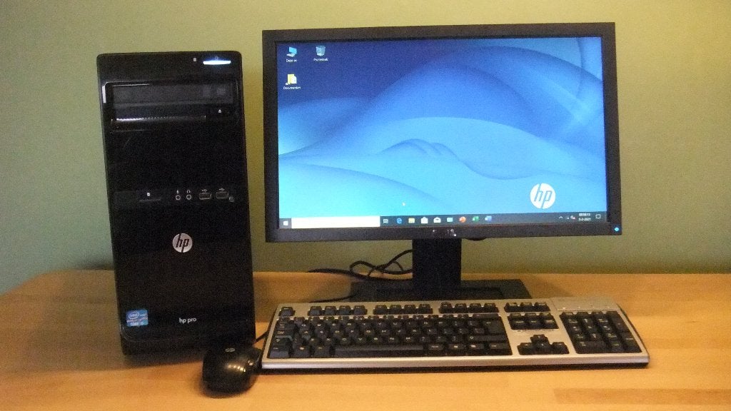 HP Pro 3500 Windows 11 ssd hdd wifi complete set., Ophalen, Gebruikt, Met monitor, 8 GB