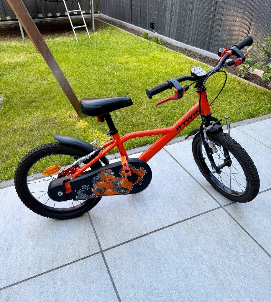 Kinderfiets 16 inch, Ophalen, Zo goed als nieuw, 16 tot 20 inch, BTWIN