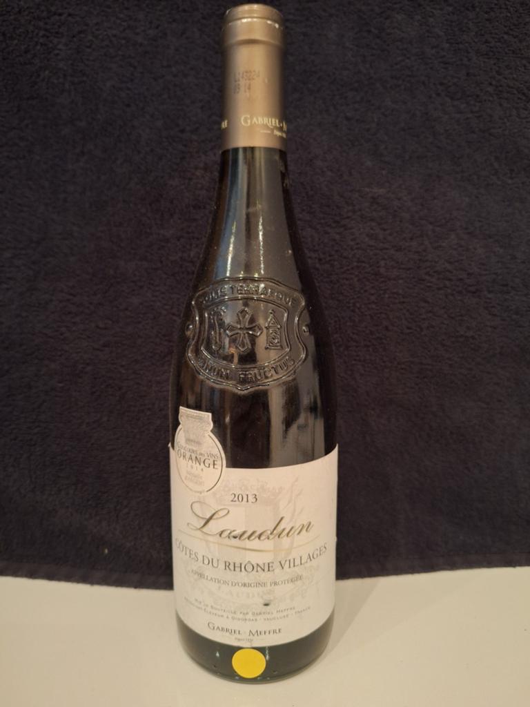 Laudun Côtes du Rhône Villages 2013 - Rode Wijn, Verzamelen, Wijnen, Ophalen of Verzenden