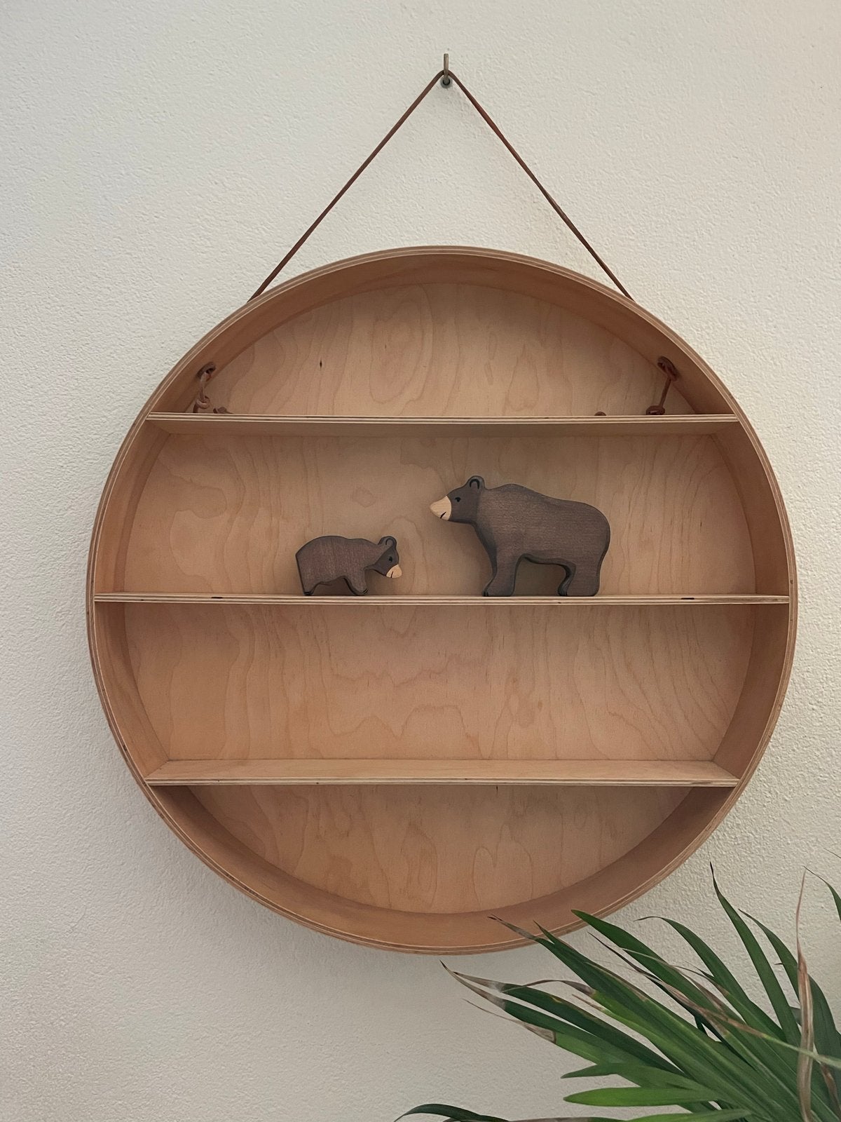 Ferm Living The Round Dorm wandplank van beukenhout, Ophalen, Zo goed als nieuw