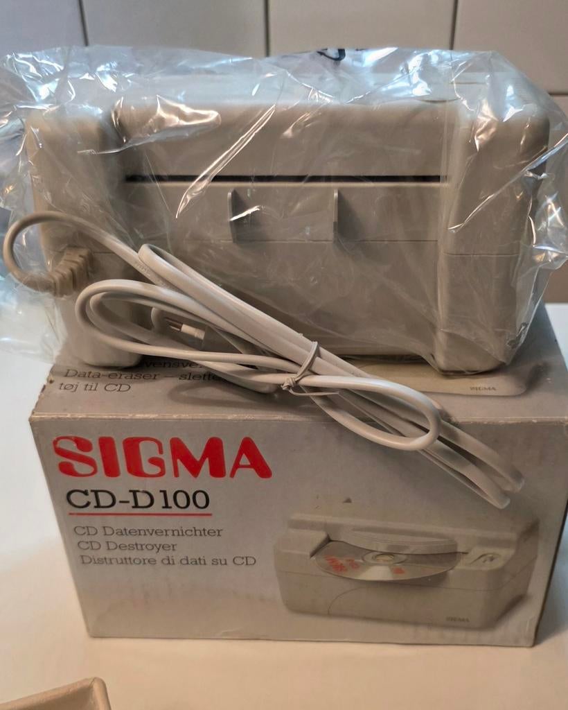 Sigma CD-D100 CD Destroyer - Nieuw in doos, Computers en Software, Overige Computers en Software, Nieuw, Ophalen of Verzenden