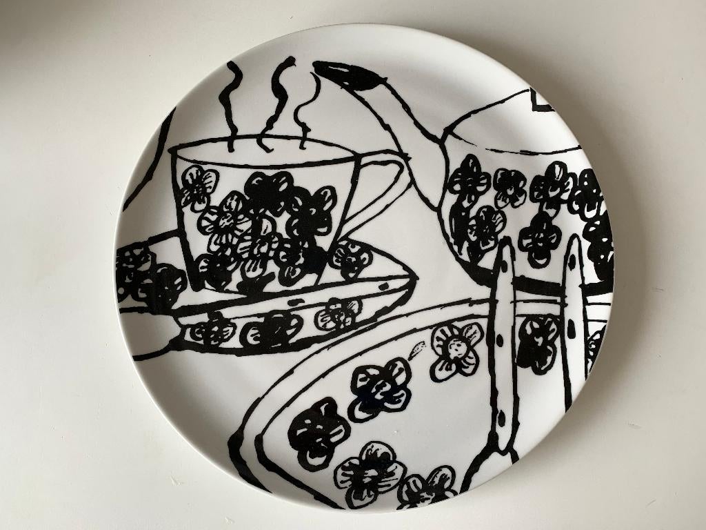 Heel mooi Kunst bord Design Ans Jansen, Antiek en Kunst, Kunst | Designobjecten, Ophalen
