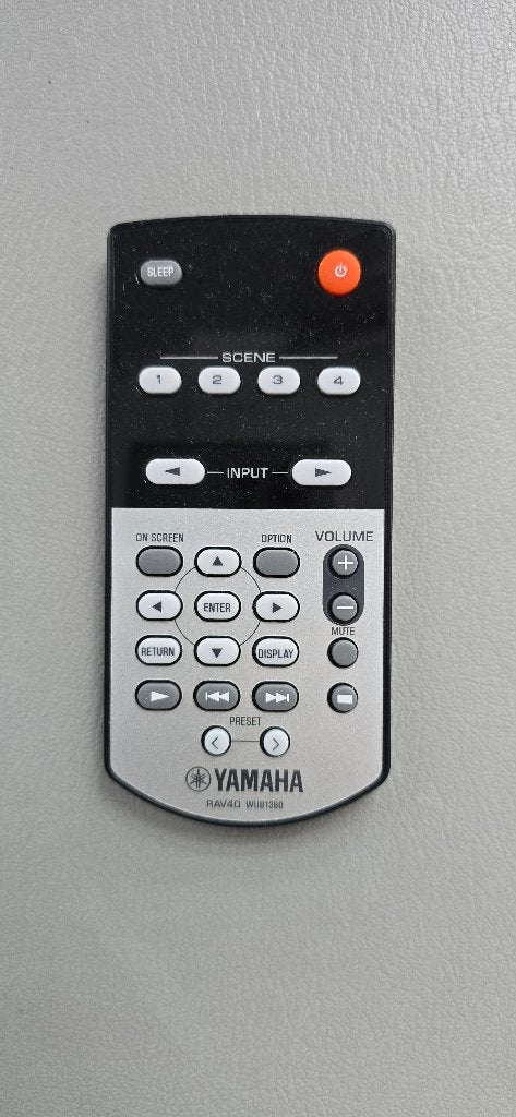 Yamaha afstandsbediening RAV40 WUB1380, Ophalen of Verzenden, Gebruikt, Origineel, Receiver of Versterker
