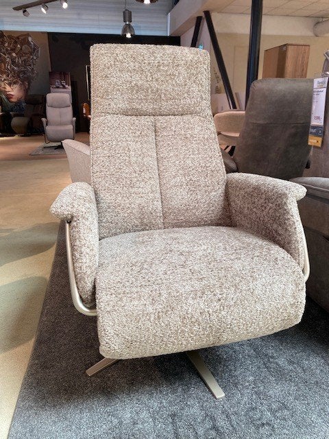 Relaxfauteuil Ricardo, Ophalen, Minder dan 75 cm, Nieuw, Stof
