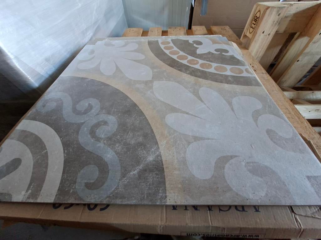 4.25m² Portugese Mozaïek Tegels 60x60cm, Antiek en Kunst, Ophalen