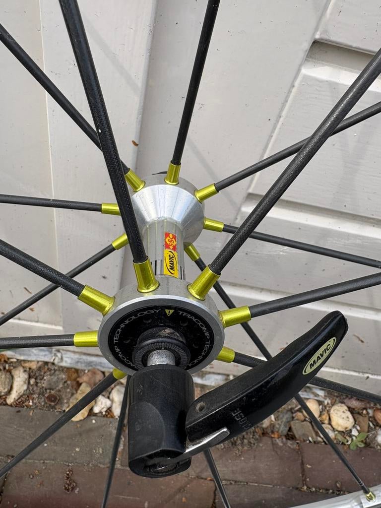 Wielen Mavic voor  race fiets, Overige merken, Carbon, Ophalen of Verzenden, Zo goed als nieuw