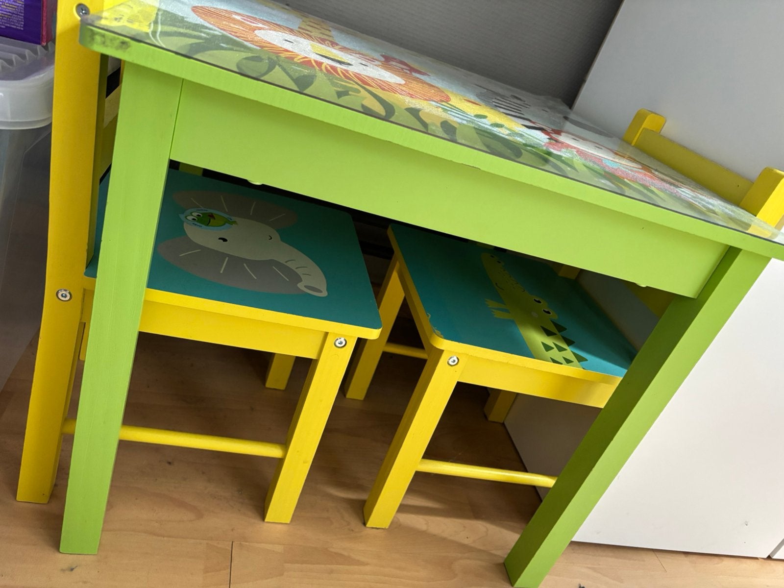Tafeltje met 2 stoelen., Ophalen, Gebruikt, Tafel