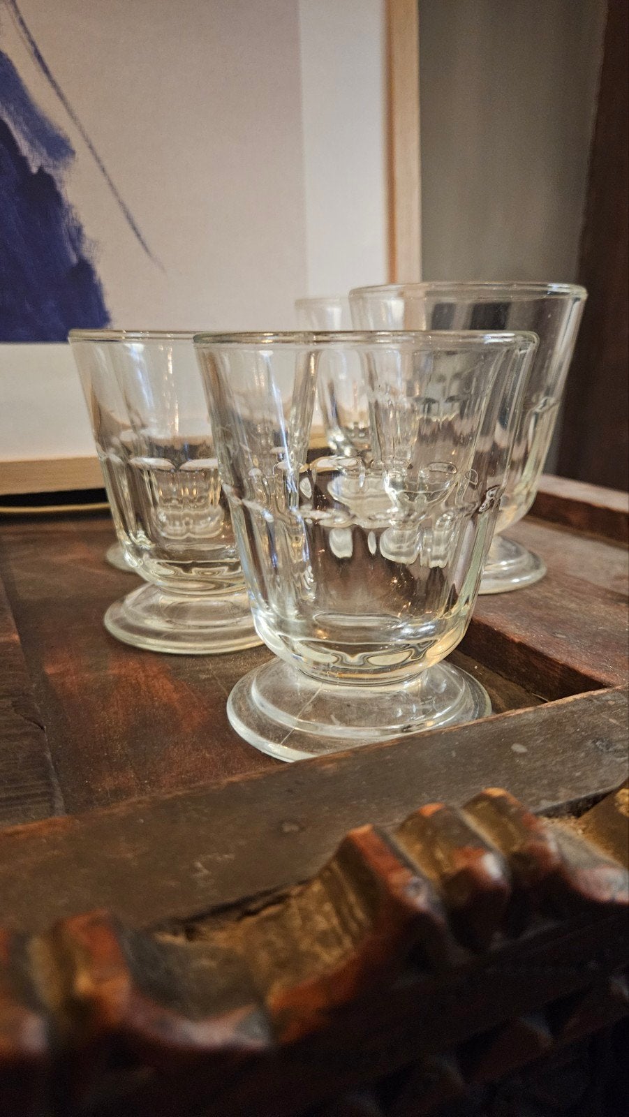 5 la Rochere glazen, Huis en Inrichting, Ophalen of Verzenden, Glas, Overige stijlen, Glas of Glazen