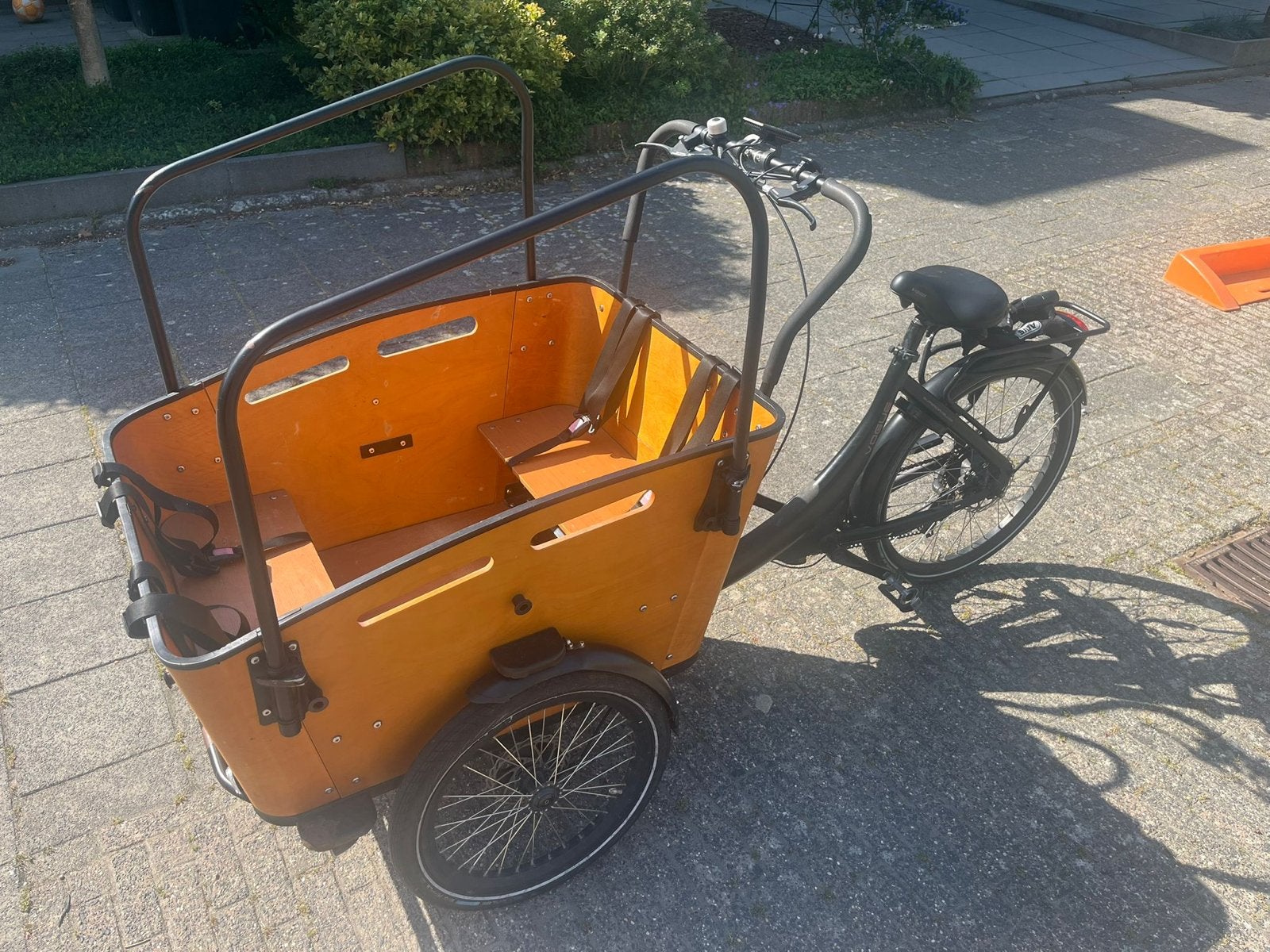 Vogue superior Bakfiets met huif - Ideaal voor 4 kinderen, 4 kinderen of meer, Gebruikt, Huif, Schijfrem