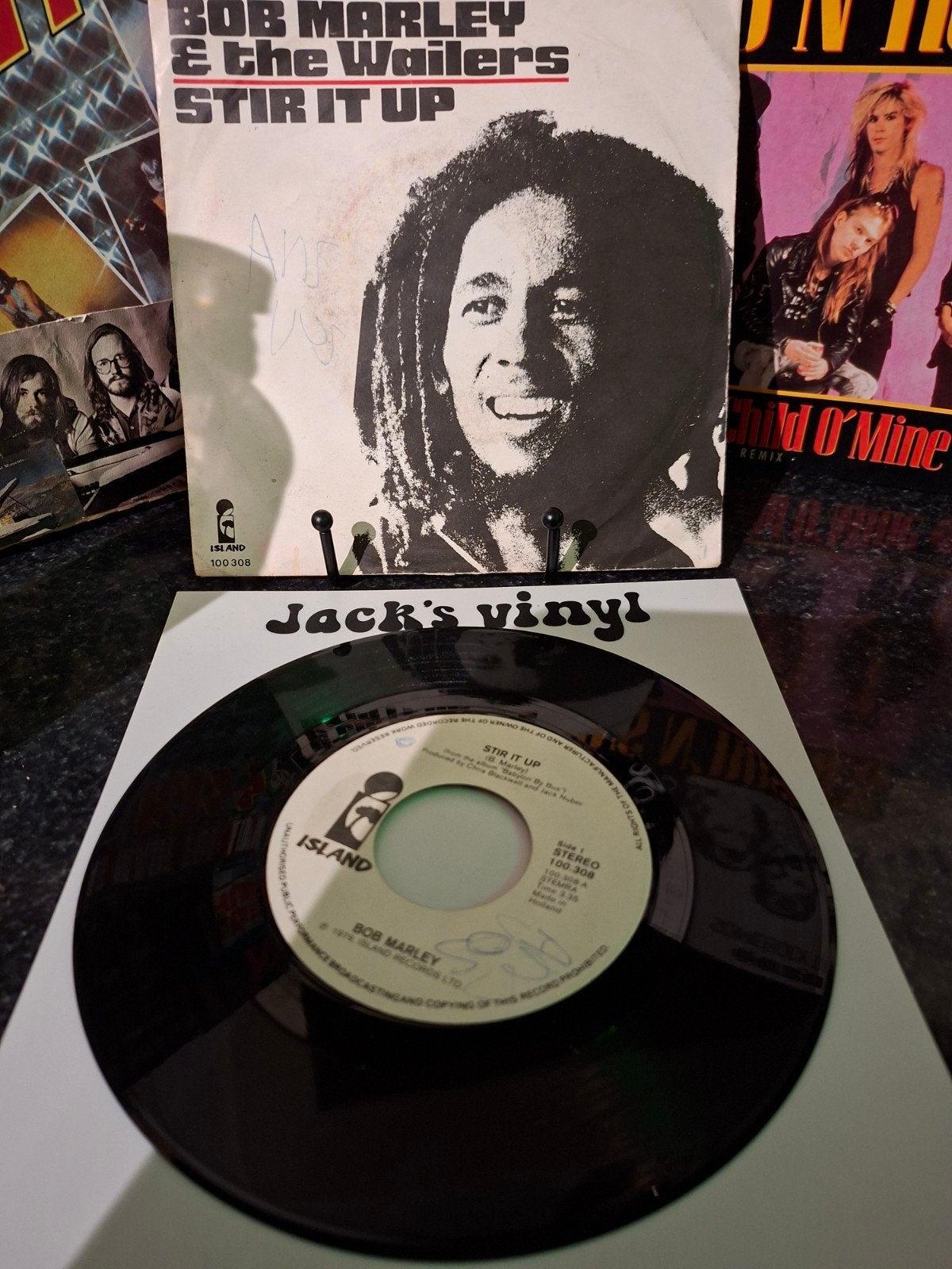 Bob Marley & The Wailers - Stir It Up (7 inch vinyl) 1979, Gebruikt, 7 inch, Ophalen of Verzenden, Fotohoes
