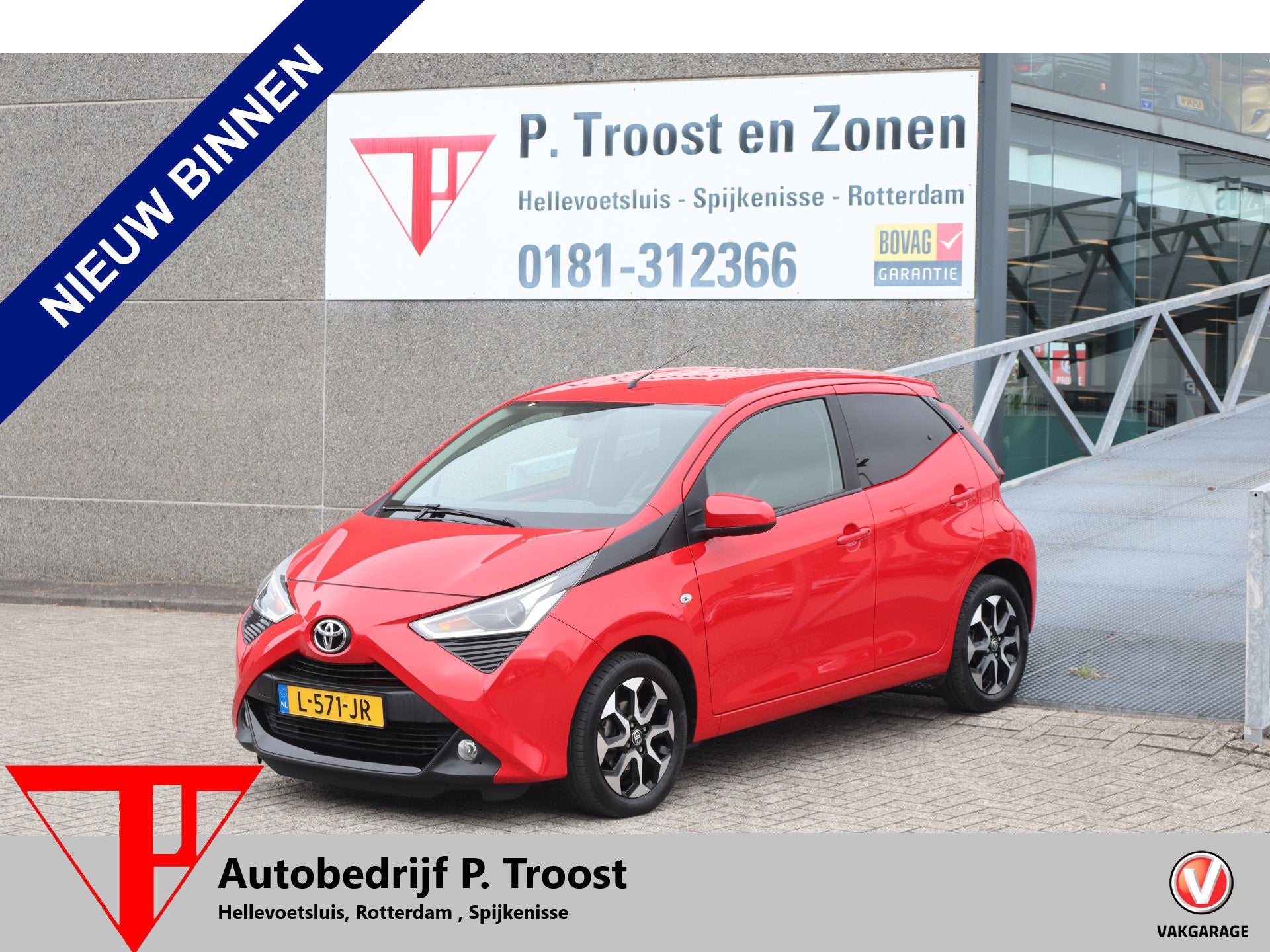 Toyota Aygo 1.0 VVT-i x-joy Automaat Nederlandse auto/Apple, Auto's, Stof, Gebruikt, 4 stoelen, Origineel Nederlands