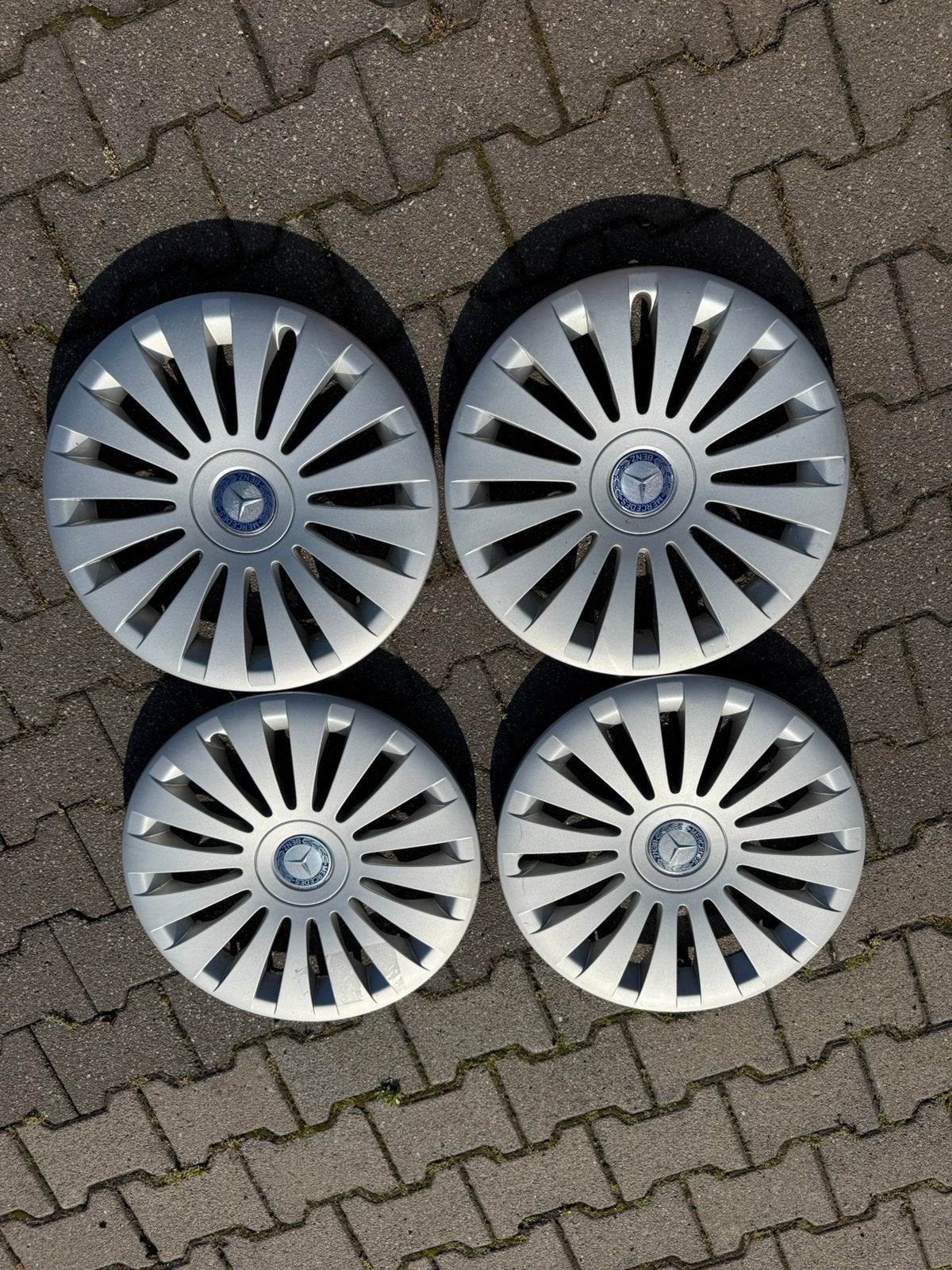 4x stalen velg Mercedes, Ophalen, Bestelwagen, 16 inch, Banden en Velgen