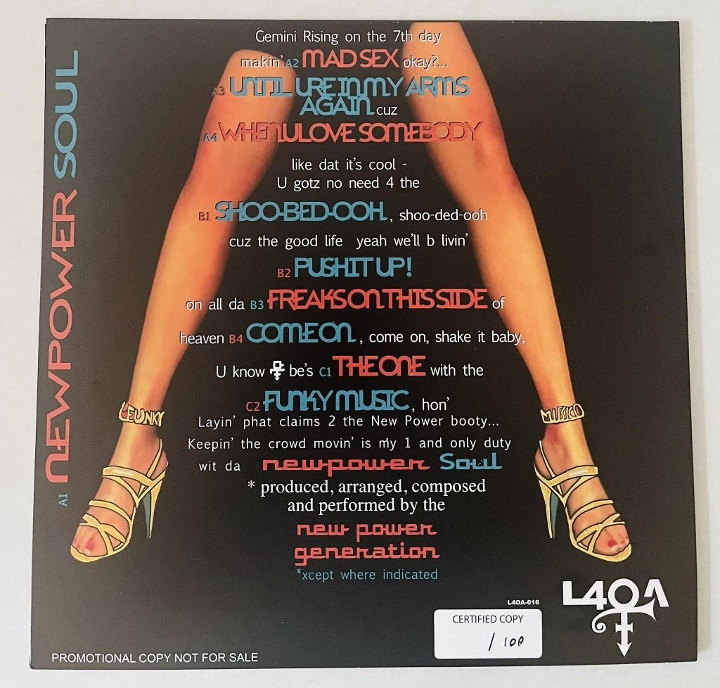 Prince - New Power Soul (COLORED VINYL EDITION Ltd.100) 2LP, Limited edition, 12 inch, Nieuw in verpakking, Dubbel-LP