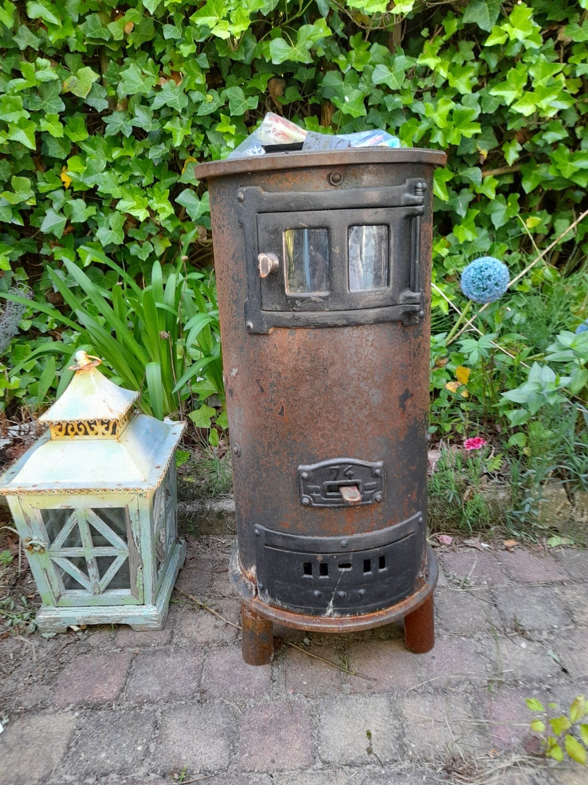 Oude houtkachel, Tuin en Terras, Tuinhaarden, Ophalen of Verzenden, Gebruikt