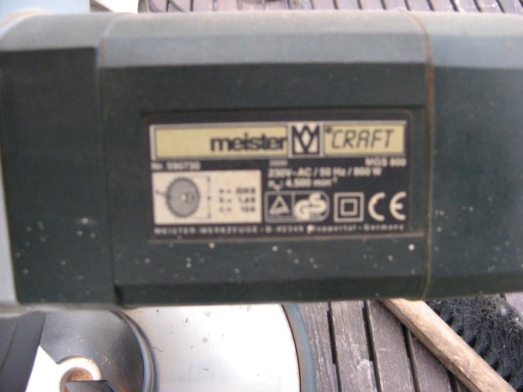 Meister Afkort/Verstekzaag, Overige merken, Minder dan 30 mm, Gebruikt, 600 tot 1200 watt