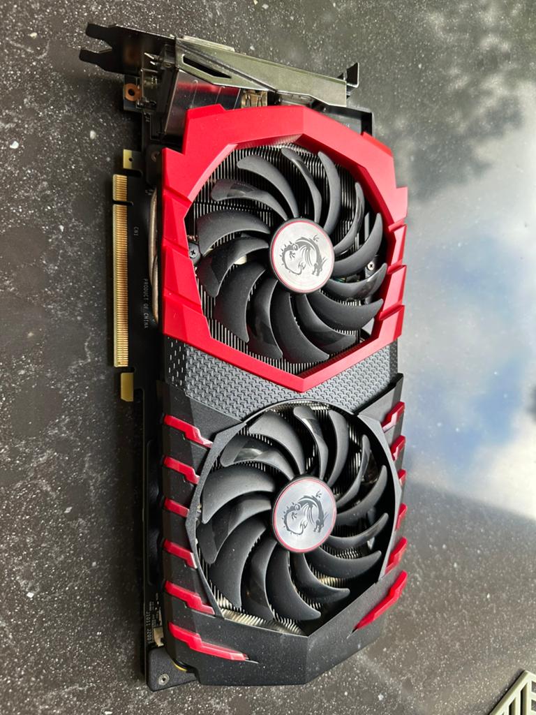 MSI GeForce GTX 1060 Gaming X Plus 6G videokaart, Computers en Software, Videokaarten, Gebruikt, Nvidia, PCI-Express 3.0, GDDR5