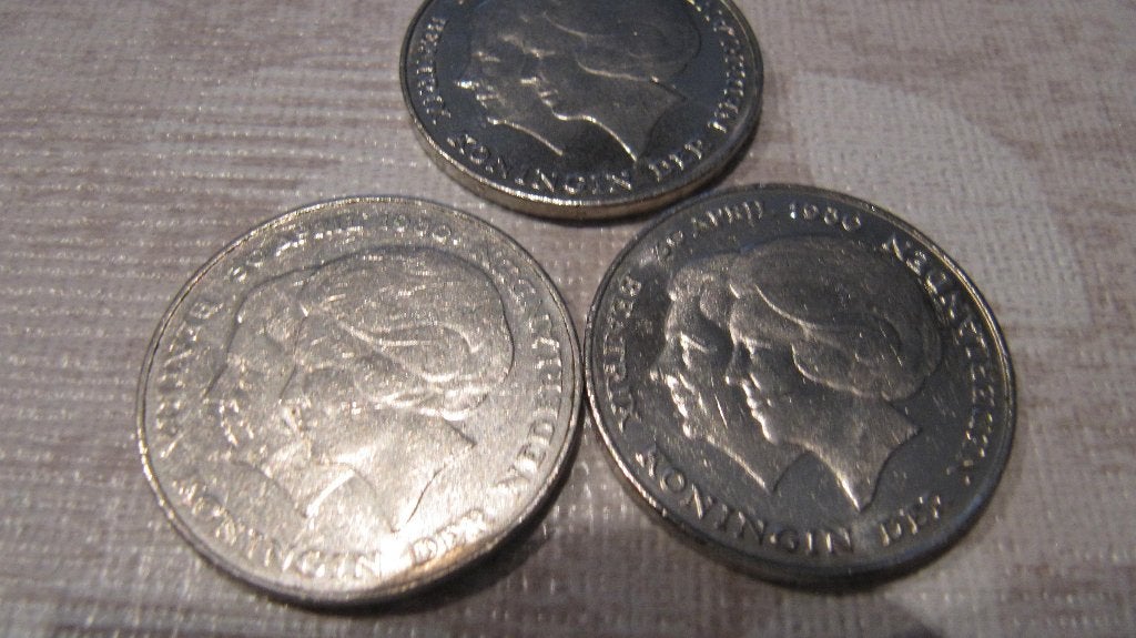 gulden, Ophalen of Verzenden, Koningin Beatrix, 2½ gulden, Losse munt
