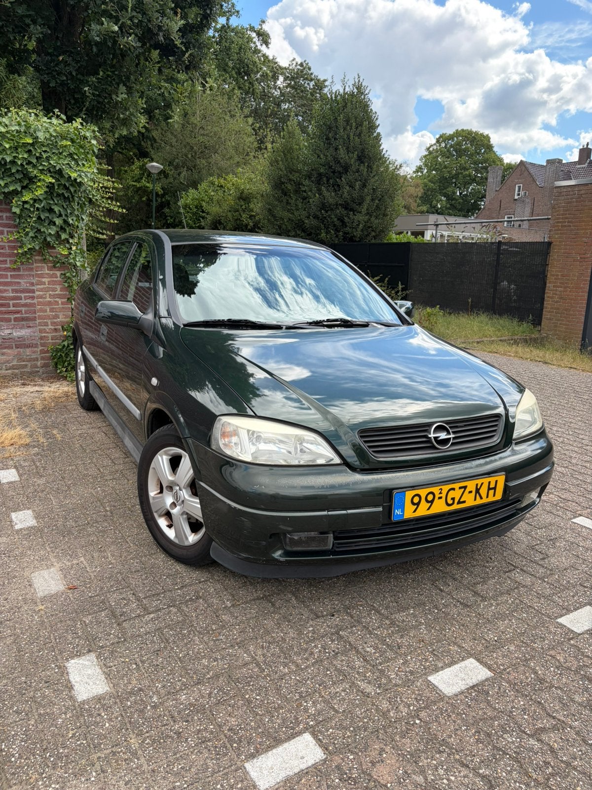 Opel Astra 1.6 16V 5D AUT 2001 Groen Trekhaak, 4 cilinders, 100 pk, 49 €/maand, Origineel Nederlands
