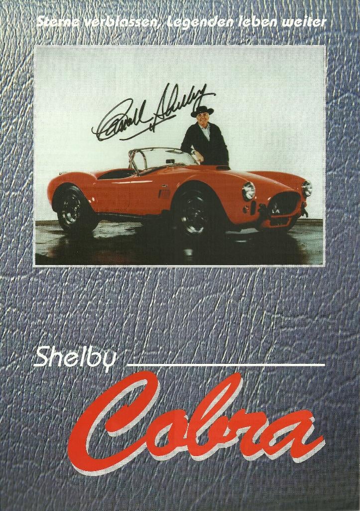 Shelby Cobra cabriolet folders, Ophalen of Verzenden, Zo goed als nieuw, Overige merken