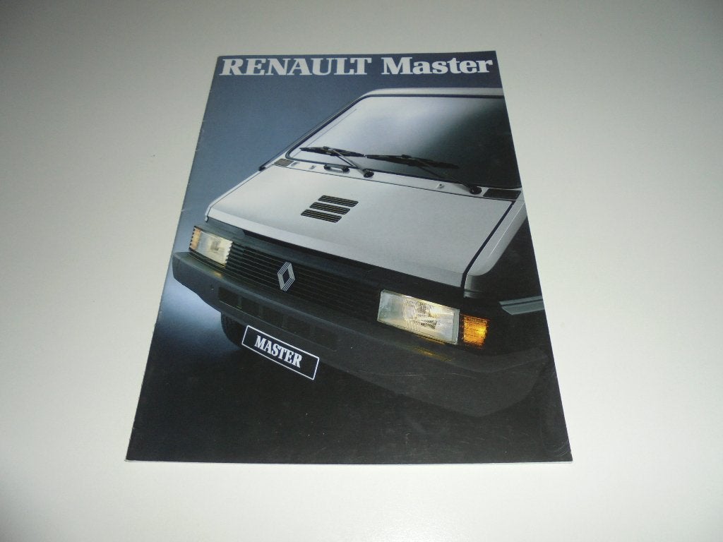 brochure Renault Master  1990, Ophalen of Verzenden, Zo goed als nieuw, Renault