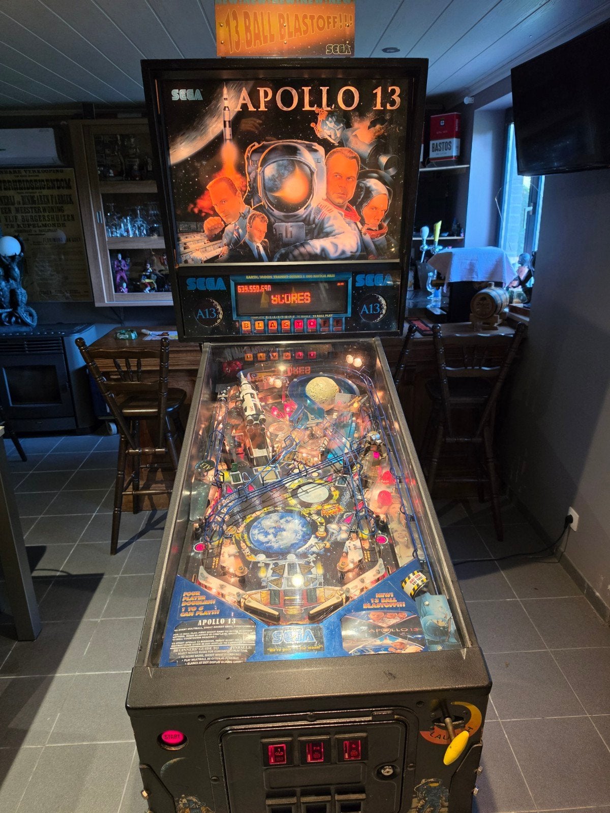 Flipperkast Apollo13, Ophalen, Gebruikt, Flipperkast