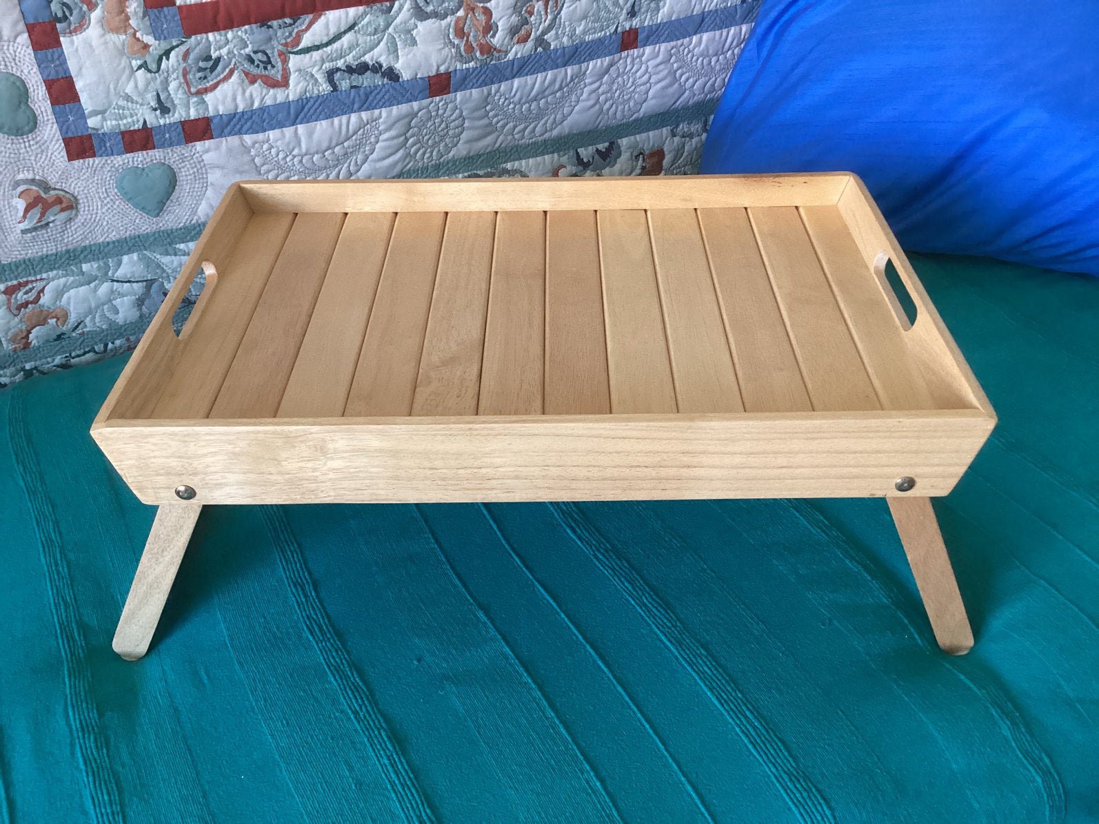 NIEUW bedtafeltje(dienblad), Huis en Inrichting, Nieuw, Ophalen of Verzenden, Hout, Rechthoekig
